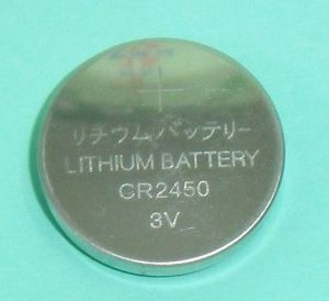 Bateria de botão de lítio CR2450 3V aprovada RoHS célula botão 1000 pçs/lote