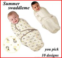 Retail sommar nyfödda baby swaddleme parisarc baby torkdukar swaddling väska baby sovsäckar ren bomull kokong typ kläder 0-4m mycket stilar