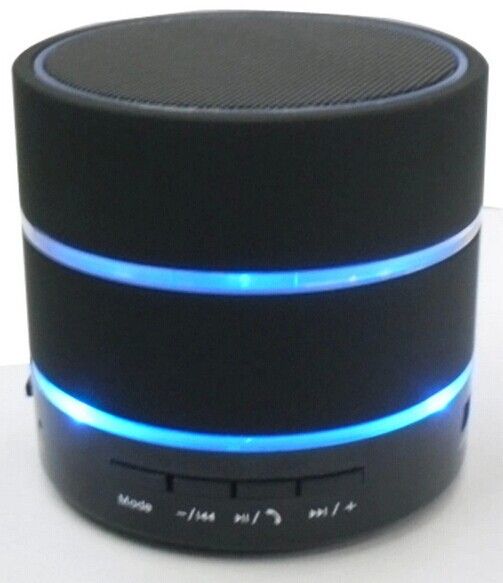 SF Бесплатный DHL новый стиль 3 Светодиодные световые кольца S09 Беспроводной мини-колонки динамики Bluetooth Hifi Beatbox с микрофоном
