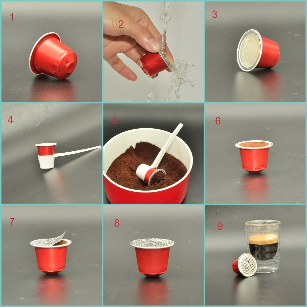 Compra Tapa Autoadhesiva Tapa De Aluminio Para Recargar Cápsulas  Compatibles Para La Máquina Nespresso Y Cucharada Libre Barato | Entrega  Rápida Y Calidad | Es.Dhgate