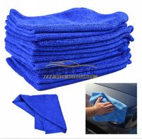 Asciugamani in microfibra auto Asciugamano pulito Asciugamano Panno Peluche Morbido Morbido Panno per l'ufficio Pulizia dell'ufficio 10pcs / lot