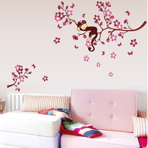 Pink Girls Room Wall Decal Pink Girls Room Wall Decal