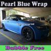 Bleu perle avec bulle d'air, emballage de véhicule gratuit, autocollant en vinyle pour voiture, livraison gratuite 1.52x30M