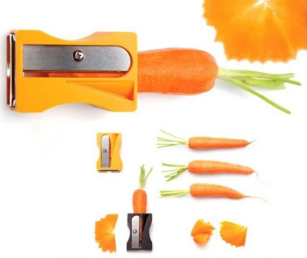 Best Carrot Cucumber Sharpener Peeler Kitchen Tool Vegetable Fruit Curl Slicer Under 1.69