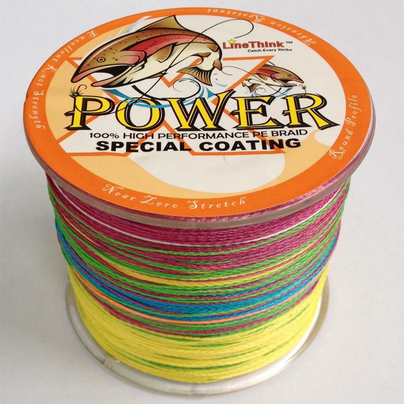 4 가닥 POWER 꼰 낚시 라인 500m Japanese Multifilament 라인 10lb-100 LB 믿을 수없는 Superline Zero Stretch