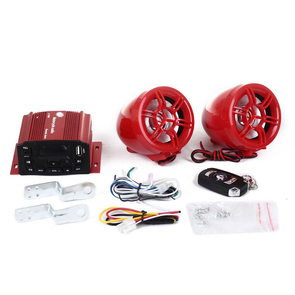 2020 Motorcycle Motorbike Audio System MP3 Speaker Amplifier TF/USB