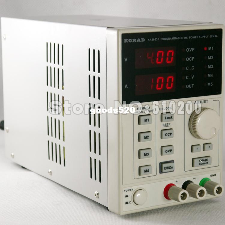 KORAD KA3003P Digital 30V/3A DC POWER SUPPLY OCP/OVP 10mV/1mA CV/CC