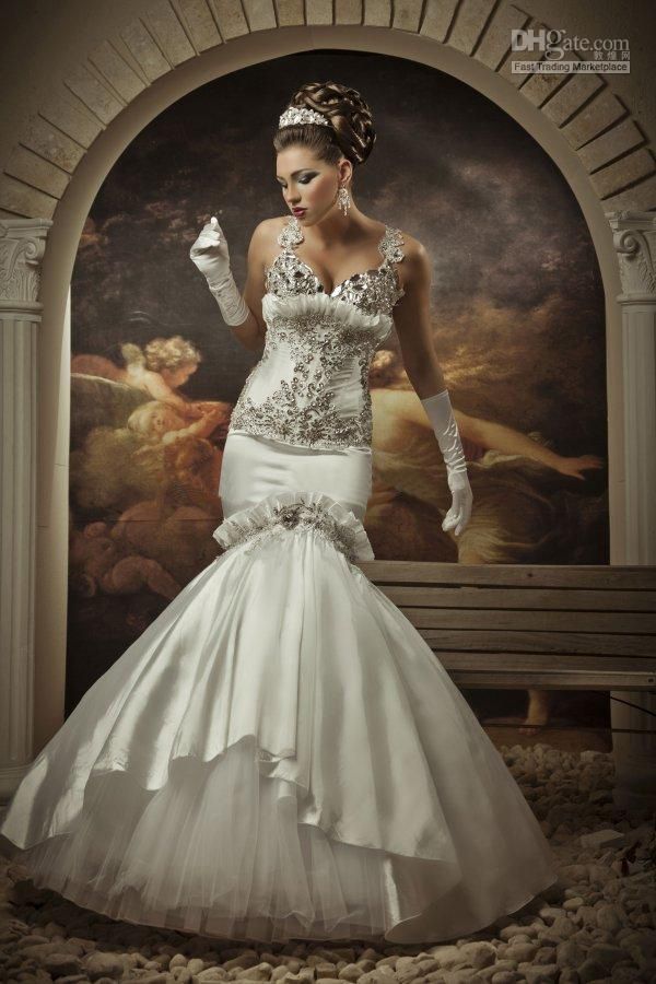 extravagant mermaid wedding dresses