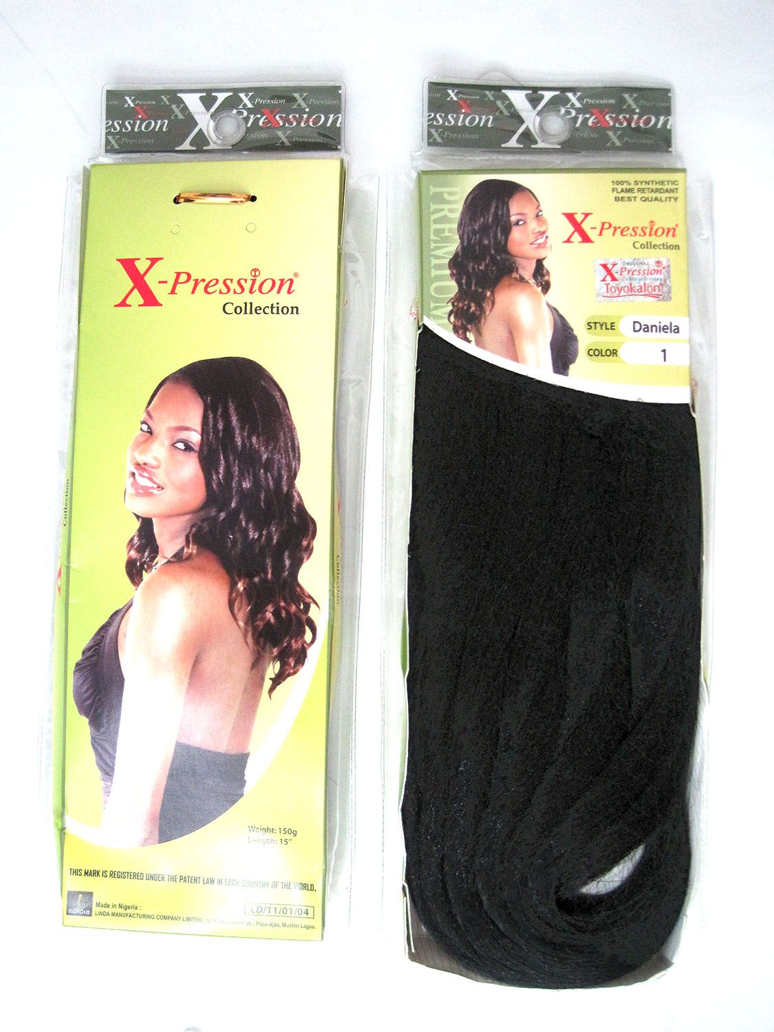 2020 Synthetic Hair Weaving Daniela Hair Extension Black Weaves