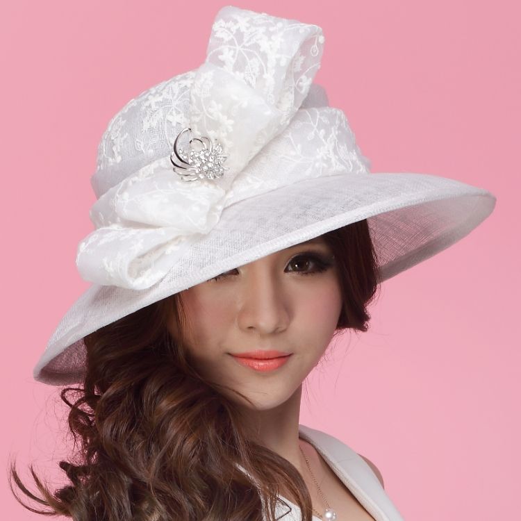 Fashion Dress Hat Women Hat Summer Hat Sinamay Hat Church Hat Sinamay