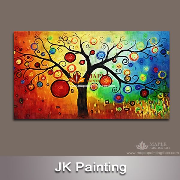 2019 Wall Art Canvas Huge Decorative Money Tree Painting Wall - 2019 wall art canvas huge decorative money tree painting wall pictures for living room canvas print artwork abstract canvas paint!   ing from maplepainting