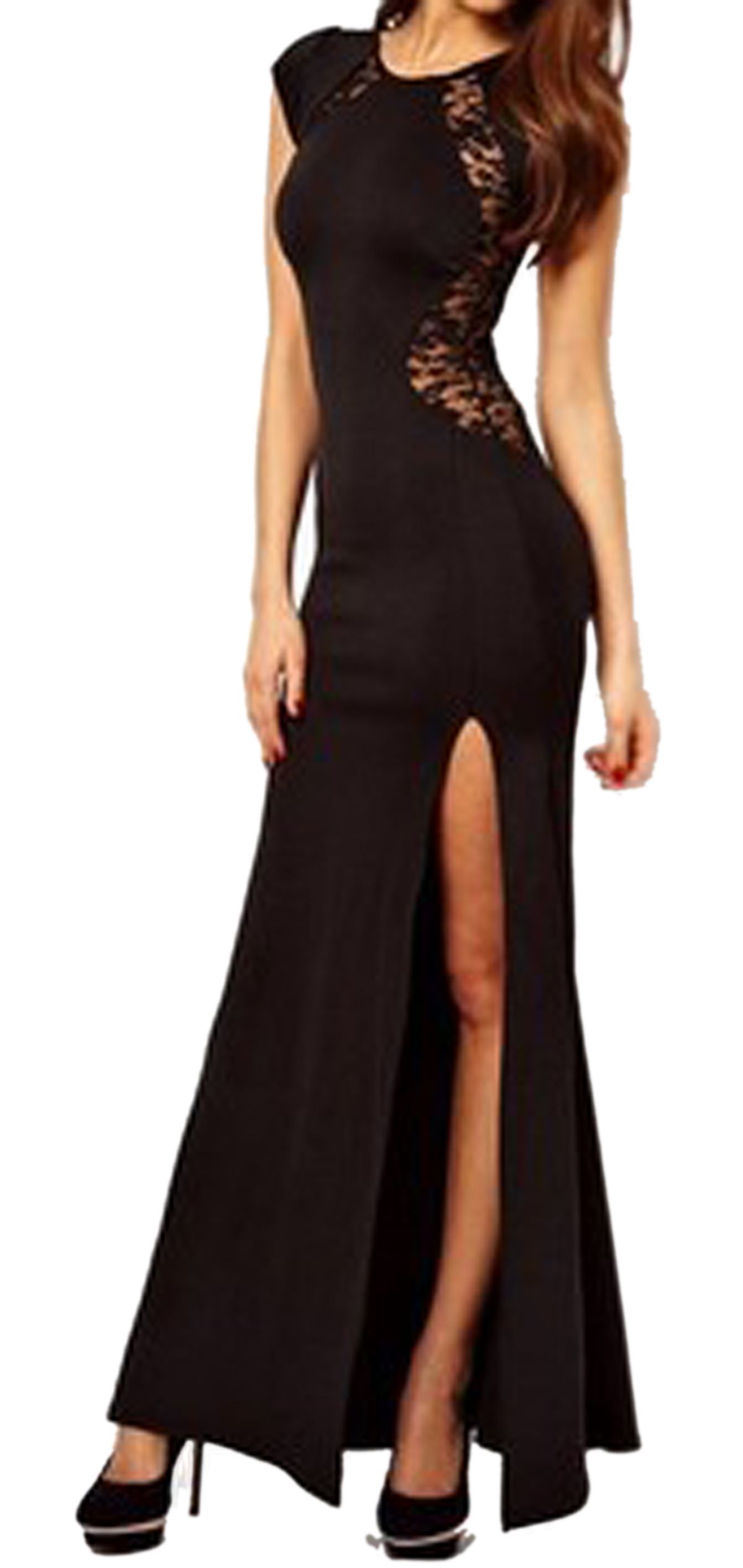 2020 Fashion Women Lady Sexy Split Night Out Dress Club Dress Slim