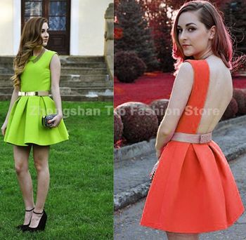 Neon Green Dress