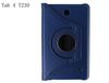 360 Degree Rotating Magnetic PU Leather Cover Protective Case for Samsung GALAXY Tab 4 Tab4 7.0 T230 T231 11 colors DHL free shipping