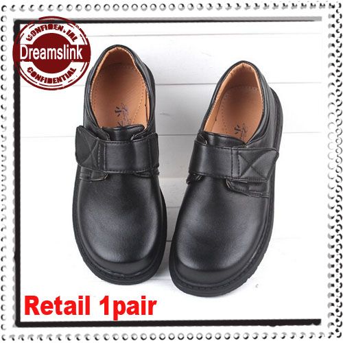 Retail Cheap 2014 Children Kids Baby School Shoes Leather Shoes Class