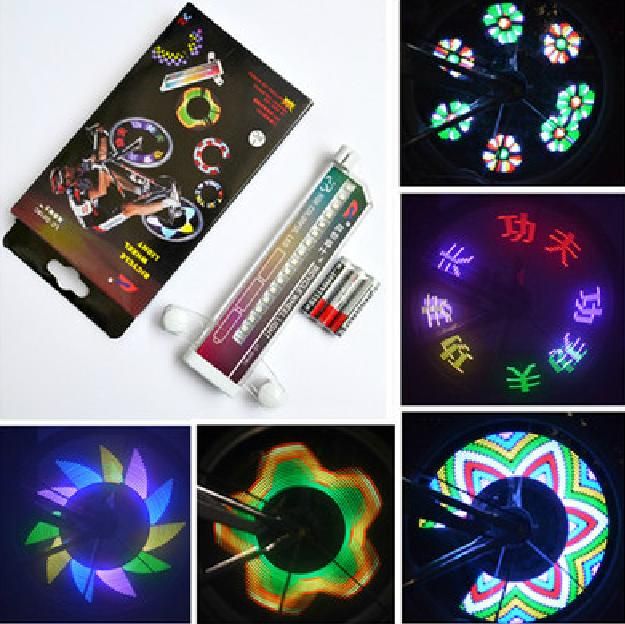 rainbow bike lights