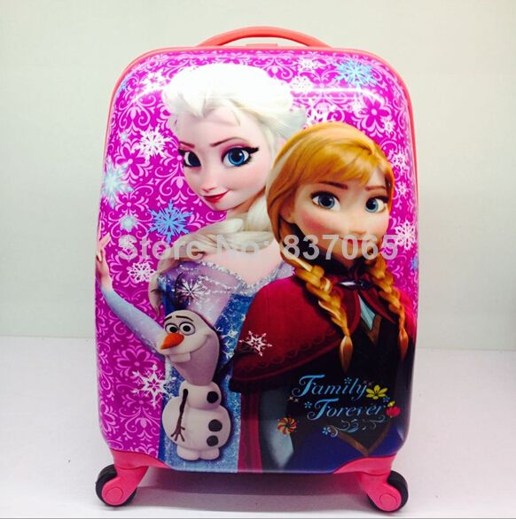 Frozen Suitcase Children Travel Trolley Bag Frozen 16 Inch Hardside