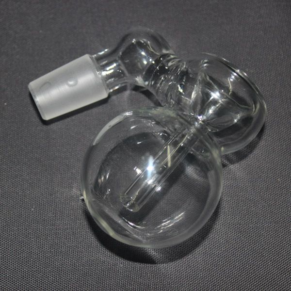 14mm/18mm multifunktionsglas askuppsamlarskål för vattenpipor kalebass-perkolator Två skarvar storlek