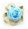 Yeni Romantik Gerçek Dokunmatik PU Düğün Dekorasyon 10 adet Yapay Gül Bilek Çiçek Corsages Kırmızı Mavi Pembe FL911