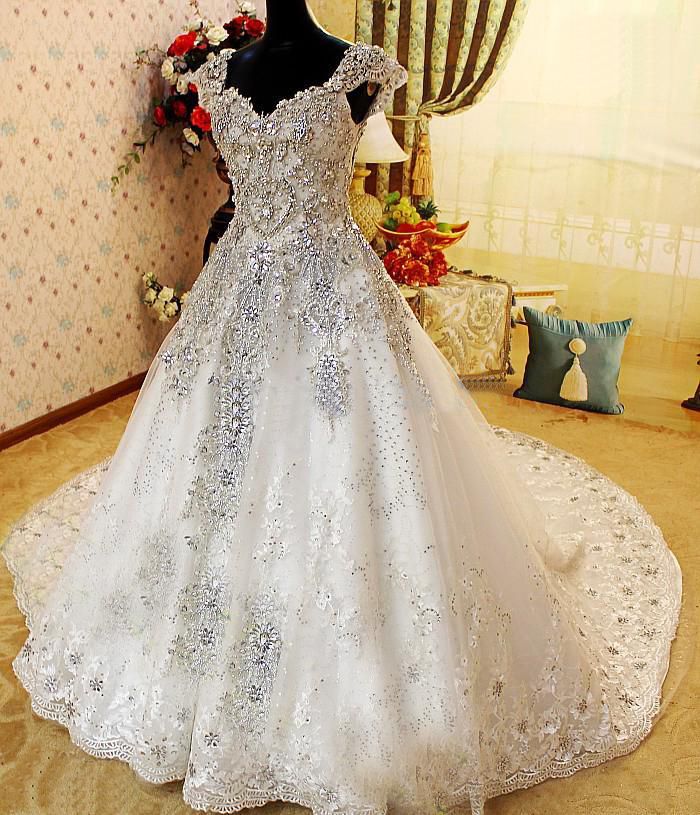 bridal white gown with price