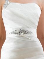 Brud tillbehör varm försäljning gratis frakt bländande bröllop sash bälte hög kvalitet mode billig ny ankomst glänsande modern