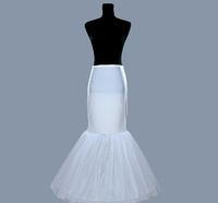 Wholesale 2019 Cheapest Mermaid Petticoat slip Hoop Bone Elastic Wedding Dress Crinoline Trumpet High Quality
