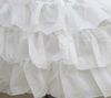 New s 4 Hoops Bridal Petticoats For Ball Gown Wedding Dress Cascading Ruffles Fabric Underskirt White Wedding Accessories 2796944