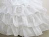 New s 4 Hoops Bridal Petticoats For Ball Gown Wedding Dress Cascading Ruffles Fabric Underskirt White Wedding Accessories 8672871