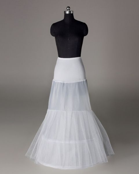 Jupon sirène blanc, sous-jupe Crinoline pour robes de mariée, accessoires de mariée, vente 2019, 83629811619638