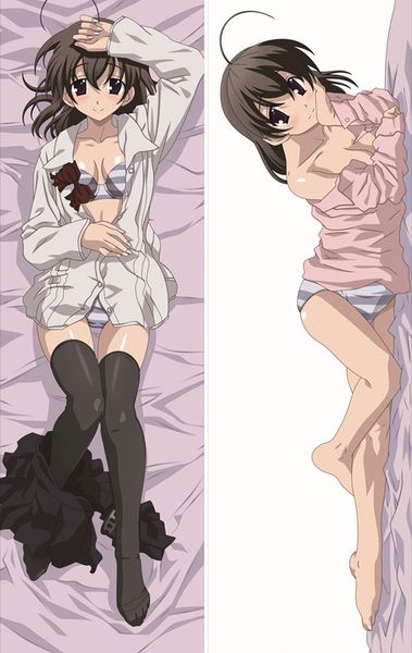 School Days Saionji Sekai Body Pillow Case Two Sides Printed Body