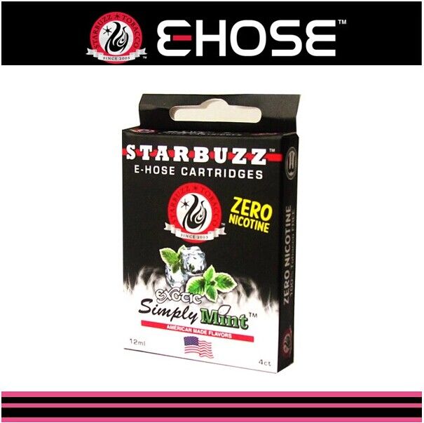 E Cigarette Various Flavors Starbuzz E Hose Hookah Refill Cartridges