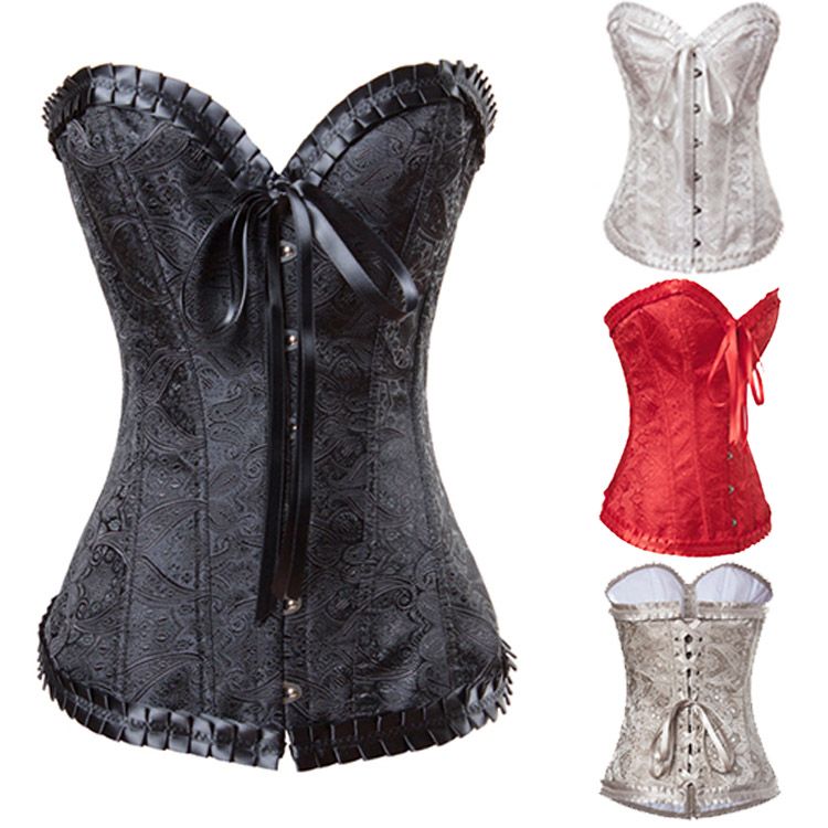 2021 New Design Sexy Lace Waist Training Corsets Gothic Embroidery Corsets And Bustiers For