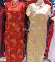 Çin Cheongsam Abiye Gelinlik Modelleri Qipao kıyafeti elbise Parti elbise 20 adet / grup sıcak
