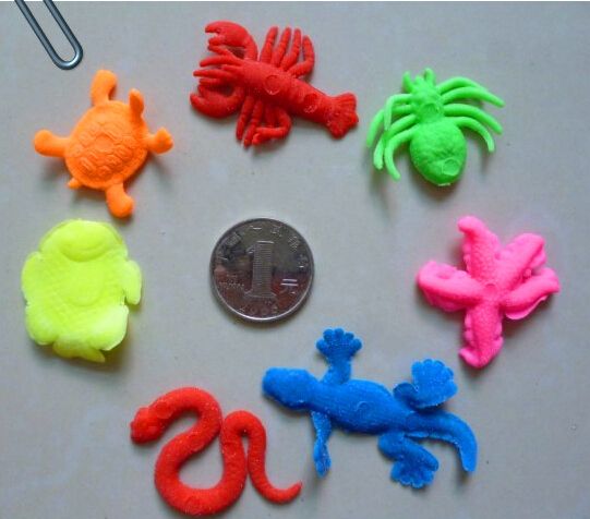 soaking stuffed animals