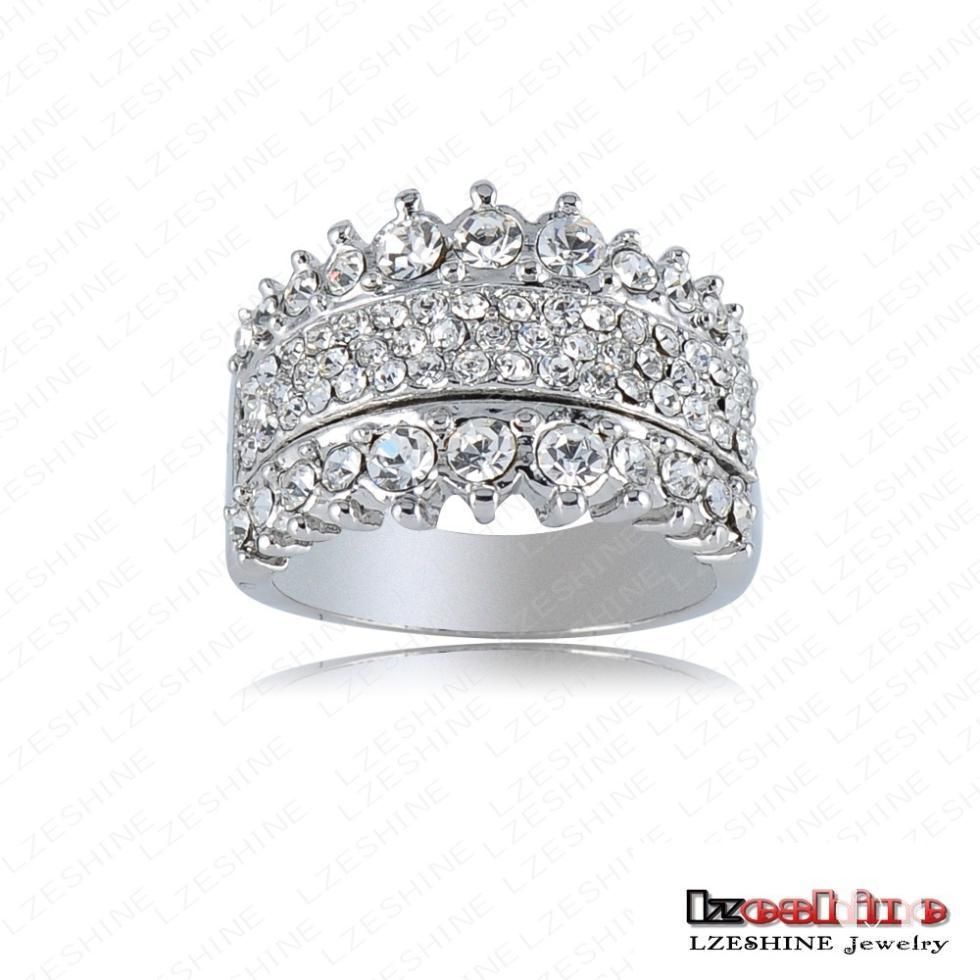 Ring Vintage Royal Princess Ring Platinum Plating Genuine SWA Elements Austrian Crystal Costume Rings 28*14mm Ri-HQ0247-image-202720039