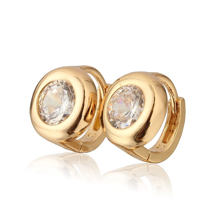 18k gold baby earrings