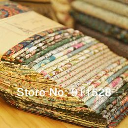 fcz013 12pcs/lot Dark Green Vintage Cotton Poplin DIY Fabric Blocks for Quilting - 24x24cm/ 9.4"x9.4"