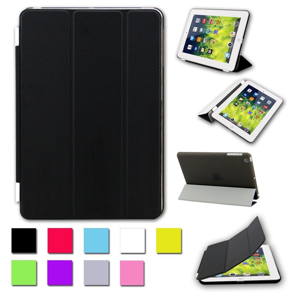 BESDATA Ultra Thin Smart Cover & Clear Back Case For Apple