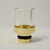 Drip Tips of Metal Mouthpiece Pyrex Glass clear driptip Rainbow for Electronic Cigarette CE4 CE5 T3 glass atomizer Protank mods ego atomizer