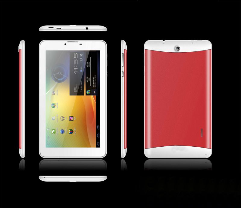 7 Inch Tablet Pc Android MTK6572 Dual Core /Dual Card /GPS/BT/FM/WIFI/1GB 8GB/3G Phone Call ...