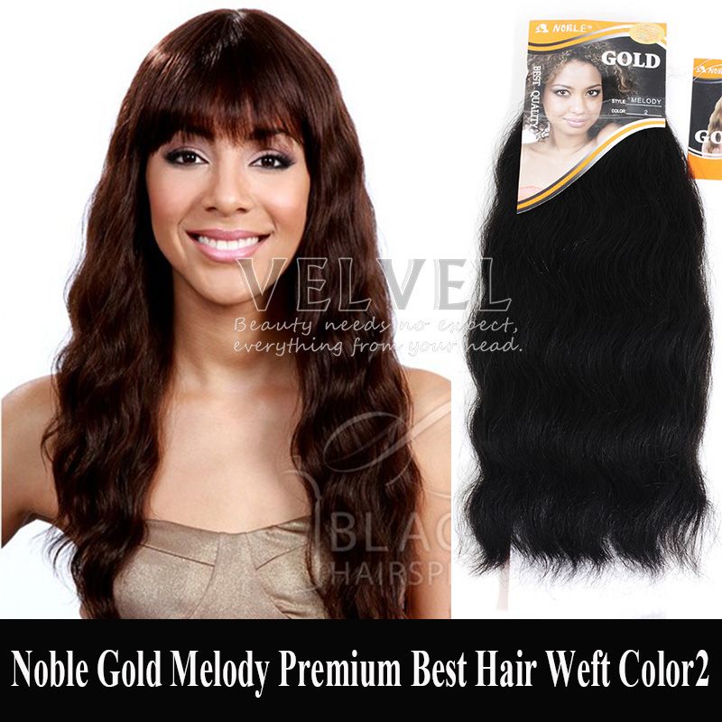 Noble Gold Synthetic Hair Weaves Melody 2 And 1b 30 Natural Wave