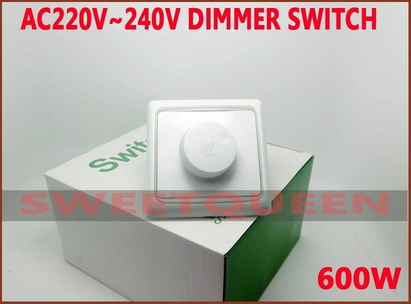 2019 Retail 220V 240V 600W Lighting Dimmer Switch For Dimmable GU10
