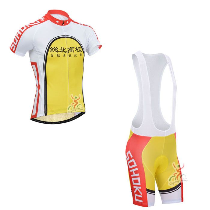 Yowamushi Pedal Hakogaku Roupa Ciclismo Team Cycling Jerseys Quick Dry Bike Wear cycling jersey Short sleeve cycling tights & bib shorts