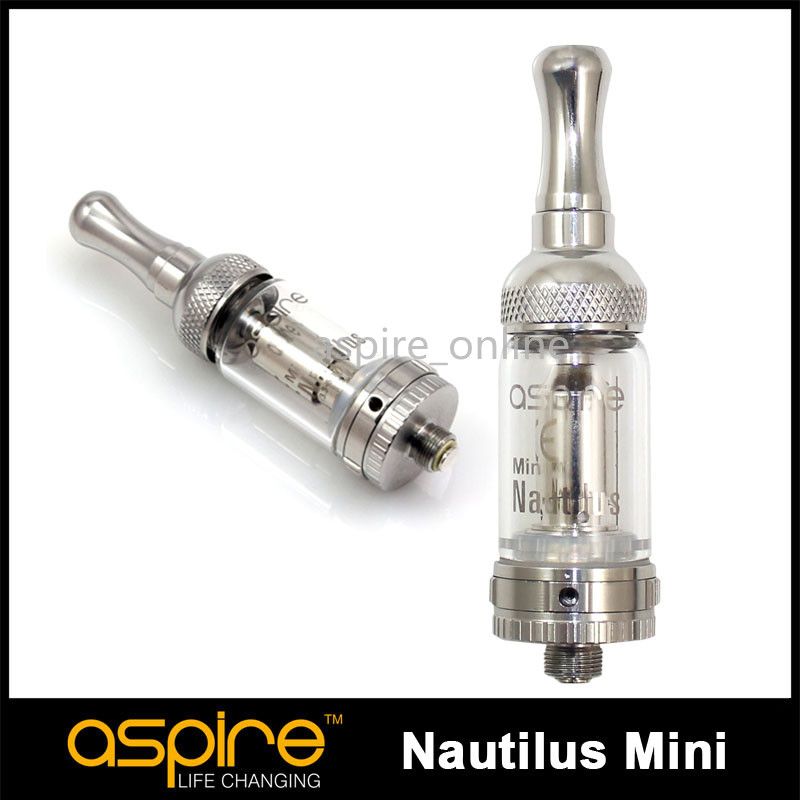 

100% Original Aspire Nautilus Atomizer 5ml Tank Clear Aspire Nautilus Mini Atomizer with 1.8ohm Aspire Nautilus BVC Coils Vape tank