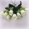 Simulation of high-grade silk flower single branch of roses roses roses wedding supplies