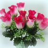 Simulação de flor de seda de alto grau ramo único de rosas rosas rosas suprimentos de casamento