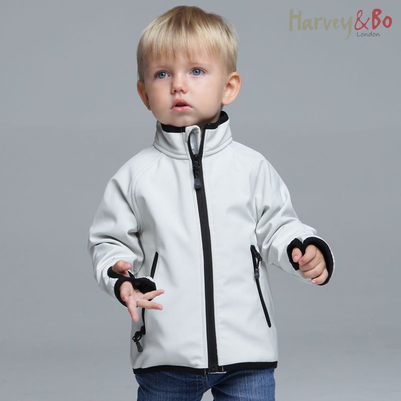 Harvey&Bo Kids Outdoor Softshell Coat Windproof Waterproof Boys/Girls