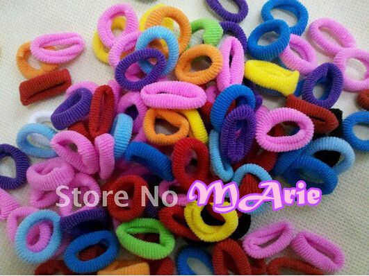 Baby Girl Kids Tiny Hair Accessaries Rainbow Hair Bands Elastic