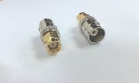 Wholesale copper BNC female to Gold Plated SMA male plug coax RF antenna ADAPTER
