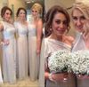Most Popular Sheer One Shoulder Cheap Bridesmaid Dress ALine Floor Length Ruched Special Chiffon Bridesmaid Dresses MintSage Mai7661829